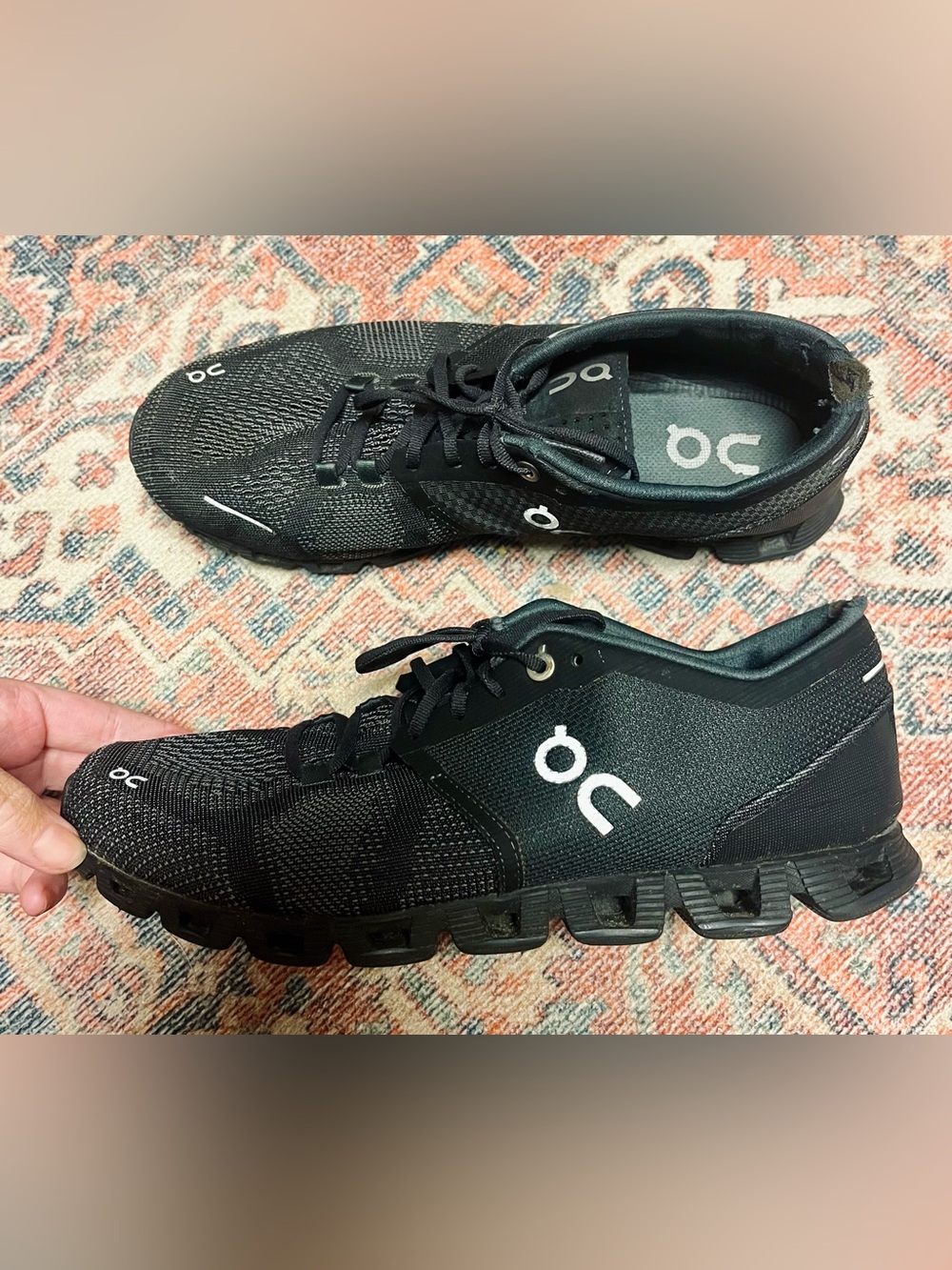 Women’s On Running Cloud Black Performance Sneakers